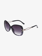 Lunettes de soleil ovales oversize - Violet - 1