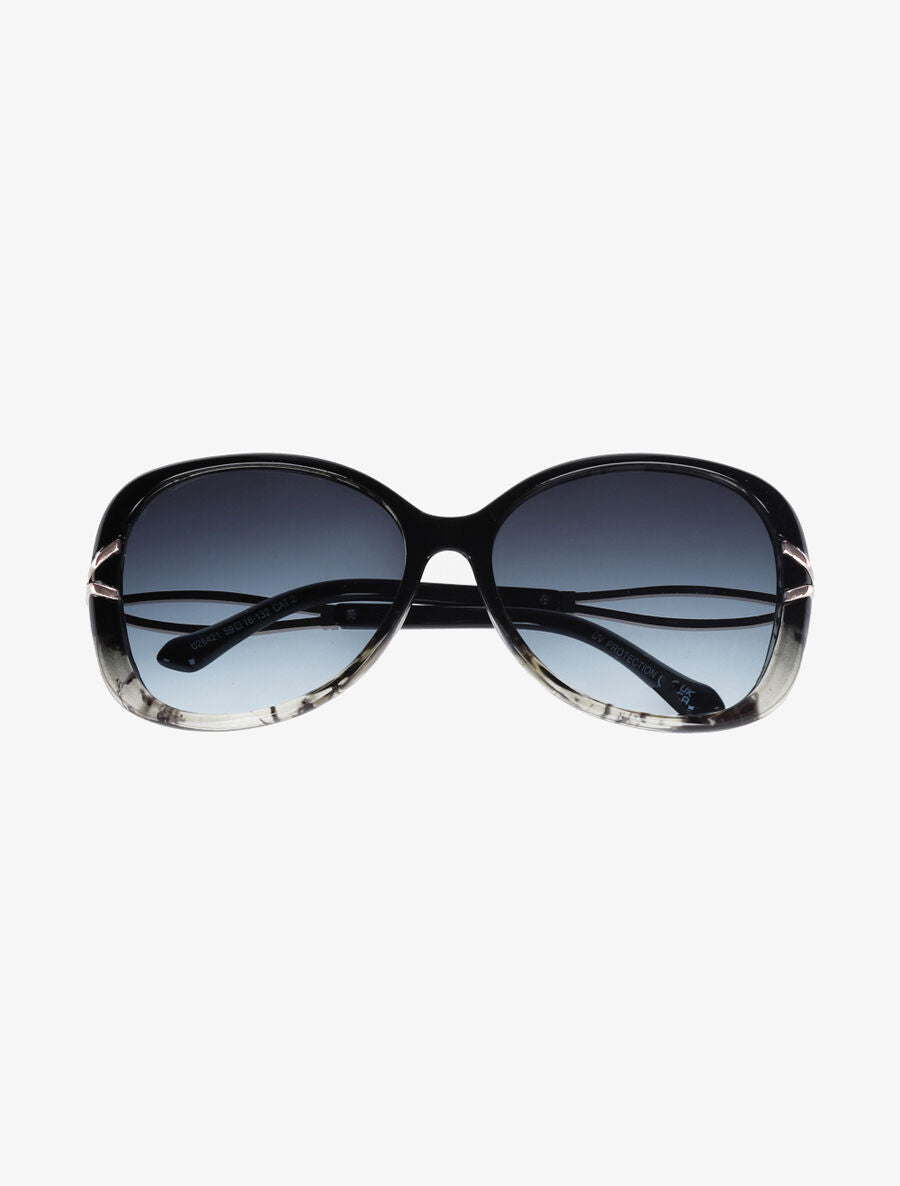 Lunettes de soleil ovales oversize - Vert - 2