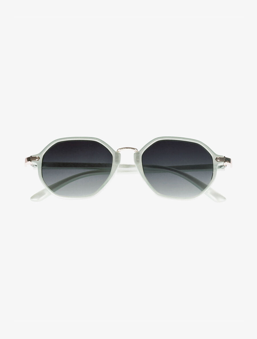 Lunettes de soleil octogonales - Vert d&