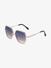 Lunettes octogonales oversize - Doré rose - 3