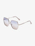 Lunettes octogonales oversize - Beige - 1