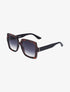 Lunettes de soleil carrées - Marron - 1