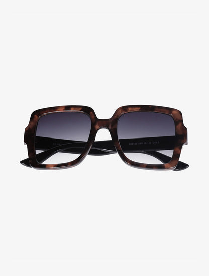 Lunettes de soleil carrées - Marron - 2