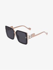 Lunettes de soleil carrées - Rose - 1