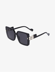 Lunettes de soleil carrées - Noir - 3