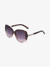 Lunettes de soleil oversize ronde - Marron - 1