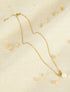Collier à billes et perles blanche - Or - 4