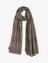 Foulard irisé à imprimé graphique - Marron - 1