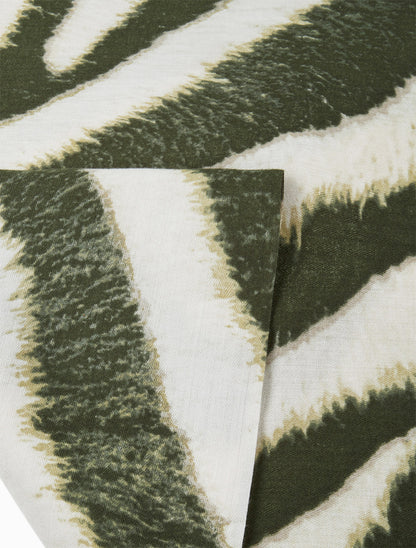 Foulard à imprimé vagues fondus - Vert - 3