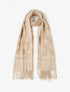 Echarpe à imprimé tapisserie - Beige - 1