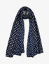 Foulard à imprimé points irisés - Marine - 1