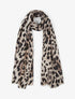 Foulard irisé imprimé léopard - Beige - 1