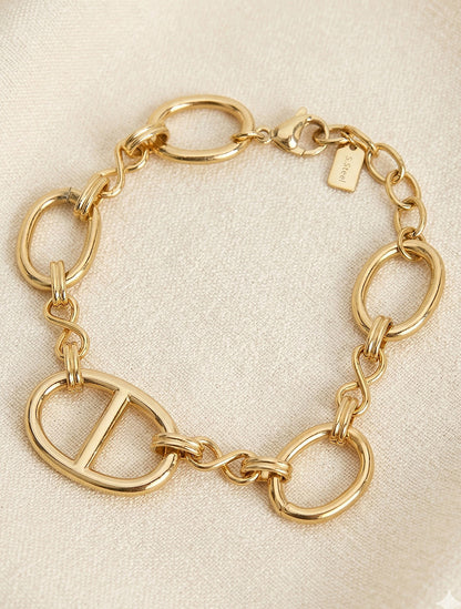 Bracelet à maillons ovales - Or - 1