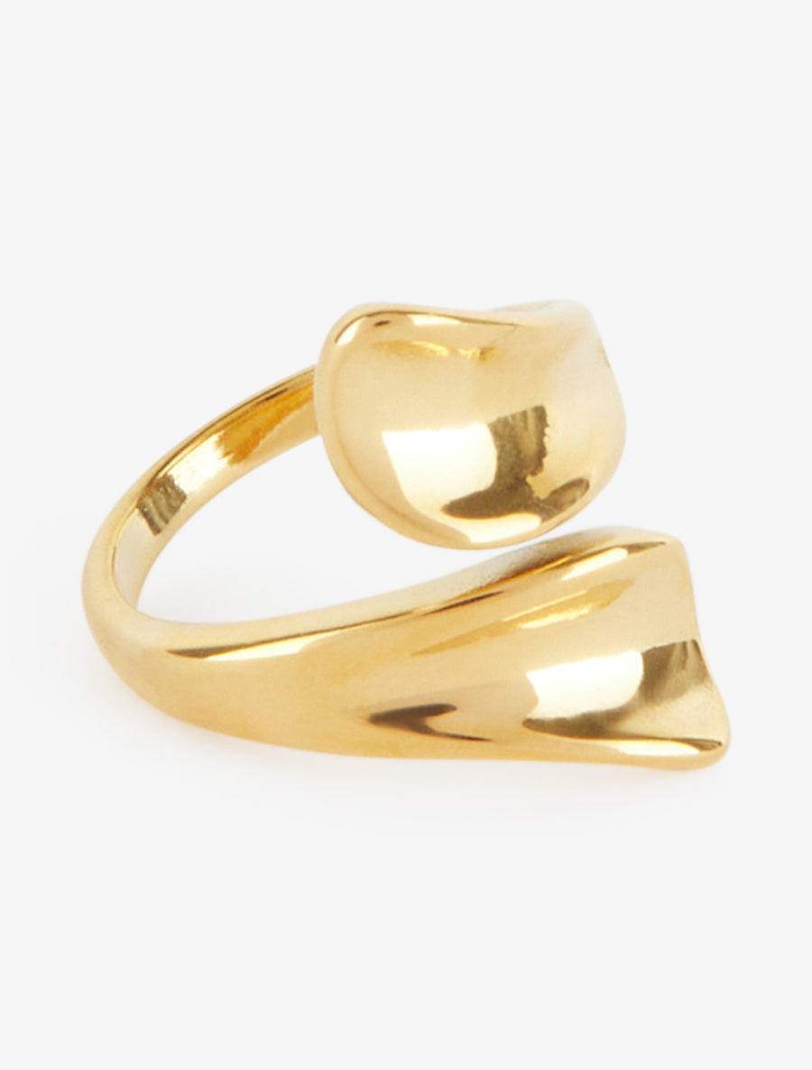 Bague courbe audacieuse - Or - 2