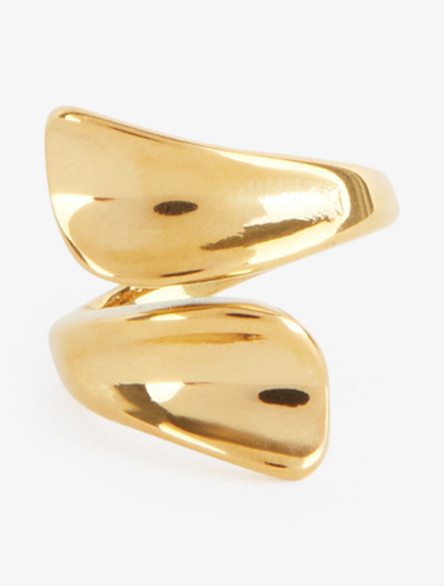 Bague courbe audacieuse - Or - 3