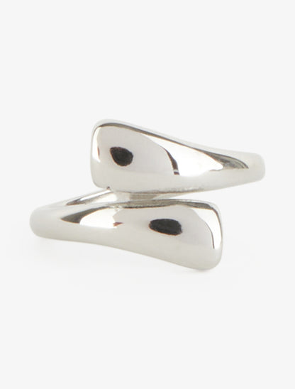 Bague courbe audacieuse - Argent - 3