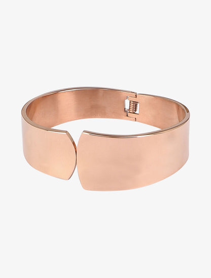 Manchette asymétrique - Or rose - 2