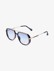Lunettes de soleil aviateur - Bleu - 1