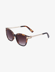 Lunettes cat eye verres fumés - Léopard - 1