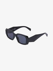 Lunettes rectangulaires à branches texturées - Noir - 1