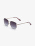 Lunettes de soleil hexagonales arrondis - Marron - 2