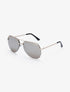 Lunettes de soleil aviateurs effet miroir - Doré - 1