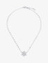 Collier à pendentif pétale de fleur - Argent - 1