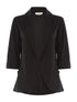 Veste uni basic ouvert - Noir - 1