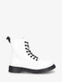 Bottines vernies à lacets - Blanc - 1