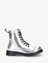 Bottines nacrées à lacets - Argent - 1
