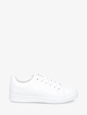 Baskets basiques unies - Blanc - 1