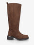 Bottes cavalières en suédine - Marron - 1