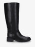Bottes surpiqûres apparentes en simili - Noir - 1