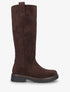 Bottes suédine à semelle crantée - Marron - 1