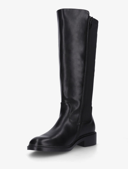 Bottes bimatière unies - Noir - 3