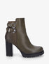 Bottines à talon et boucles - Kaki - 1