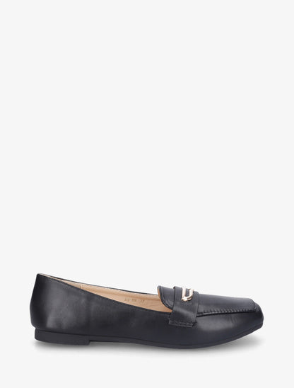 Mocassins à boucle fantaisie - Noir - 1