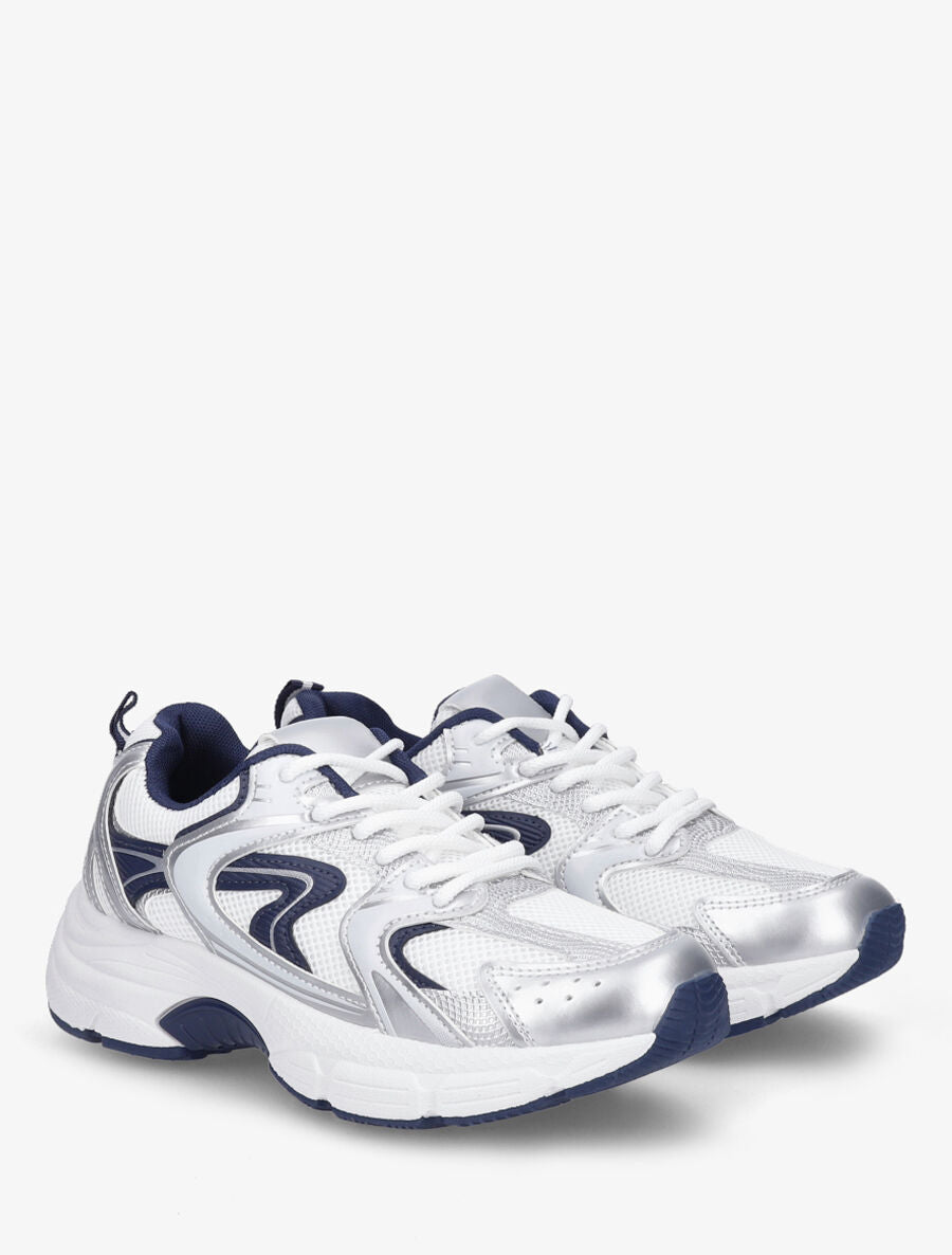 Running en tissu et simili - Marine - 4