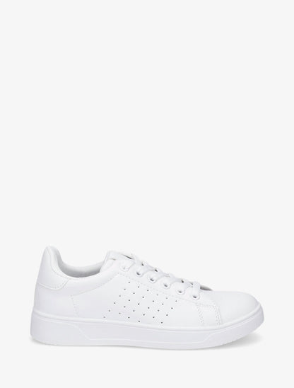 Sneakers plates classiques - Blanc - 1