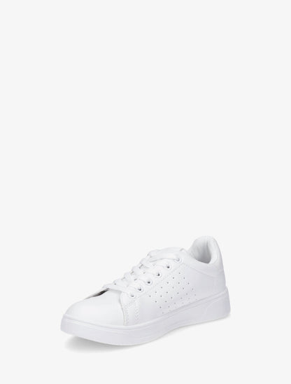 Sneakers plates classiques - Blanc - 3