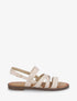 Nu-pieds à brides croisées - Beige - 1