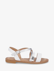 Nu-pieds fantaisies à brides croisées - Blanc - 5