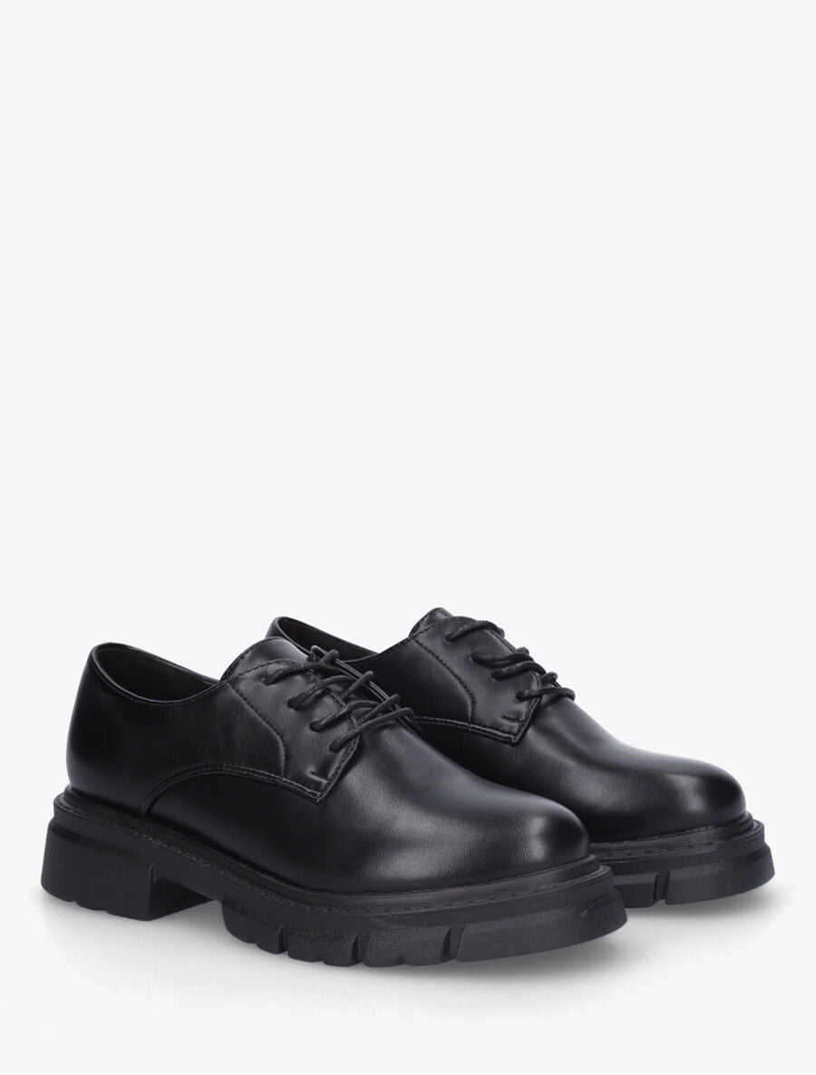 Derbies unies en simili - Noir - 4