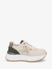 Baskets compensées fantaisies - Taupe - 5