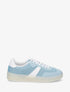 Sneakers en toile à semelle plate - Bleu - 1