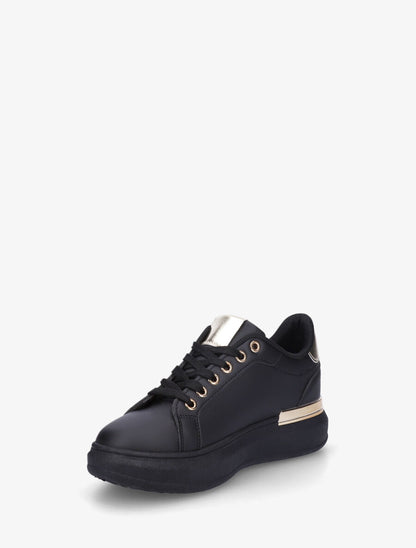 Sneakers à empiècement métallique - Noir - 3