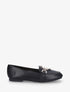 Mocassins plats à empiècement métal strassé - Noir - 5