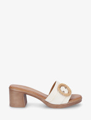 Mules à ganse effet panier d&