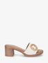 Mules à ganse effet panier d&