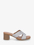 Mules à talon à ganse style corde - Argent - 1